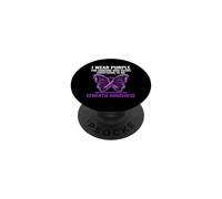 I Wear - Nastro di supporto a forma di farfalla per sensibilizzazione sulla demenza, colore: PopSockets PopGrip Adesivo