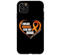 I Wear Orange For My Nana Kidney Cancer Awareness Month 2026 Custodia per iPhone 11 Pro Max