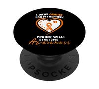 I wear Orange for my Nephew Prader Willi Syndrome Awareness PopSockets PopGrip Adesivo