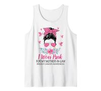 I Wear Pink for My Mother in Law, consapevolezza del Cancro al Seno Canotta