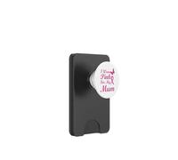 I Wear Pink for my Mum Ribbon Breast Cancer Awareness PopSockets PopWallet per MagSafe