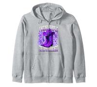 I Wear Purple for Lupus Awareness Felpa con Cappuccio