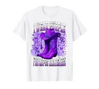 I Wear Purple for Lupus Awareness Maglietta