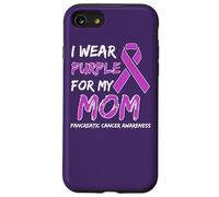 I Wear Purple for my Mom Ribbon Pancreatic Cancer Custodia per iPhone SE (2020) / 7 / 8