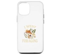 I Went Foraging Retro Hippie Mushroom Nature Design Custodia per iPhone 12/12 Pro
