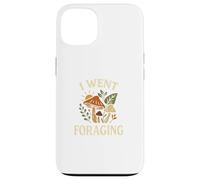 I Went Foraging Retro Hippie Mushroom Nature Design Custodia per iPhone 13