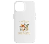 I Went Foraging Retro Hippie Mushroom Nature Design Custodia per iPhone 14
