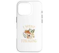 I Went Foraging Retro Hippie Mushroom Nature Design Custodia per iPhone 16 Pro