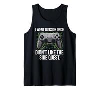 I Went Outside Once Gaming Apparel Video Game Gamer Boys Canotta