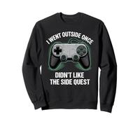 I Went Outside Once Gaming Apparel Video Game Gamer Boys Felpa