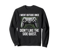 I Went Outside Once Gaming Apparel Video Game Gamer Boys Felpa