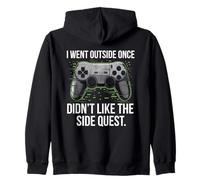 I Went Outside Once Gaming Apparel Video Game Gamer Boys Felpa con Cappuccio
