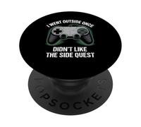 I Went Outside Once Gaming Apparel Video Game Gamer Boys PopSockets PopGrip Adesivo