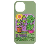 I Wet My Plants - Divertente amante delle piante d'appartamento Custodia per iPhone 14