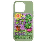 I Wet My Plants - Divertente amante delle piante d'appartamento Custodia per iPhone 15 Pro Max