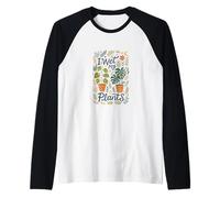 I Wet My Plants - Divertente amante delle piante d'appartamento Maglia con Maniche Raglan