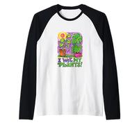 I Wet My Plants - Divertente amante delle piante d'appartamento Maglia con Maniche Raglan