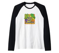 I Wet My Plants - Divertente amante delle piante d'appartamento Maglia con Maniche Raglan