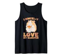 I Wheel-y Love My Hamster Funny Pet Roditore Proprietario Canotta