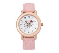 I Will Cut You Skull Barber Orologio da polso da donna, elegante, analogico, al quarzo, cinturino in pelle, Stile:, regular, Cinturino