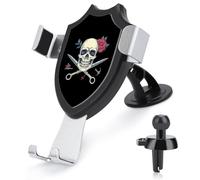 I Will Cut You Skull Barber Phone Holder universale auto parabrezza cruscotto supporto