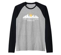 I Will Make a Way in The Wilderness Bible Verse Isaiah 43:19 Maglia con Maniche Raglan
