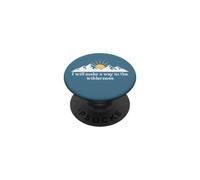 I Will Make a Way in the Wilderness Bible Verse Isaiah 43:19 PopSockets PopGrip Adesivo