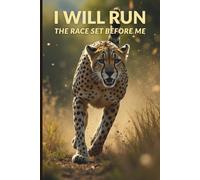 I Will Run - Hebrews 12:1 Lined Notebook: Cheetah Green Natural Aesthetic