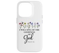 I Will Sing of the Goodness of God Psalm 89:1 Christian Bird Custodia per iPhone 14 Pro
