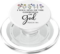 I Will Sing of the Goodness of God Psalm 89:1 Christian Bird PopSockets PopGrip per MagSafe