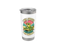 I Will Succeed Because I Am Insane - Funny Frog Bicchiere termico in acciaio inox doppia parete