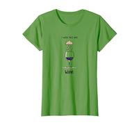 I Wish This Was Wine - Divertente Arte per Gli Amanti del Vino Maglietta, Donna, Erba, XL