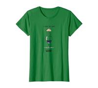 I Wish This Was Wine - Divertente Arte per Gli Amanti del Vino Maglietta, Donna, Verde Mela, S