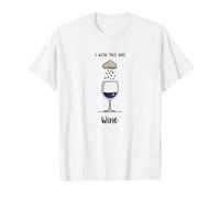 I Wish This Was Wine - Divertente Arte per Gli Amanti del Vino Maglietta, Uomo, Bianco, S