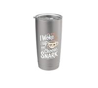 I Woke Up And Choose Snark Atteggiamento sarcastico - Bicchiere termico in acciaio inox doppia parete