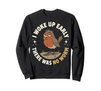 I Woke Up Early There Was No Worm Sarcastico Felpa