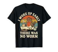 I Woke Up Early There Was No Worm Sarcastico Maglietta