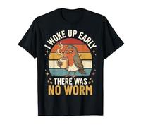 I Woke Up Early There Was No Worm Sarcastico Maglietta