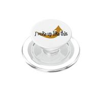 I Woke Up Like This Mattina Brontolone Acconciatura Capelli PopSockets PopGrip per MagSafe