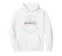 I Wonder If My Book Boyfriend Thinks About Me Too - Women's Felpa con Cappuccio