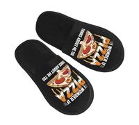 I Wonder If Pizza Thinks About Me Too Pantofole Da Casa Antiscivolo Pantofole Unisex Ciabatte Per Sauna Spa Donna M