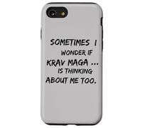 I Wonder Krav Maga Israele Dichiarazione di Autodifesa Uomini Donne Custodia per iPhone SE (2020) / 7 / 8