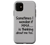 I Wonder MMA divertente arti marziali miste combattente Sensei studente Custodia per iPhone 11