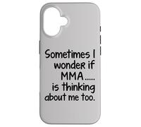 I Wonder MMA divertente arti marziali miste combattente Sensei studente Custodia per iPhone 16