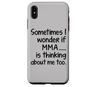 I Wonder MMA divertente arti marziali miste combattente Sensei studente Custodia per iPhone XS Max