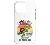 I Won't Quit But I Will Swear The Whole Time | Tartaruga Custodia per iPhone 16 Pro