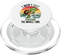 I Won't Quit But I Will Swear The Whole Time | Tartaruga PopSockets PopGrip per MagSafe