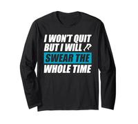 I Won't Quit Jogging Corridore Divertente Corsa Maglia a Manica