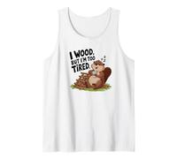 I wood Ma sono troppo stanco Canotta