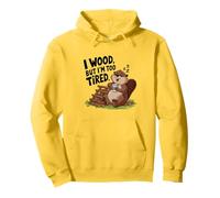 I wood Ma sono troppo stanco Felpa con Cappuccio